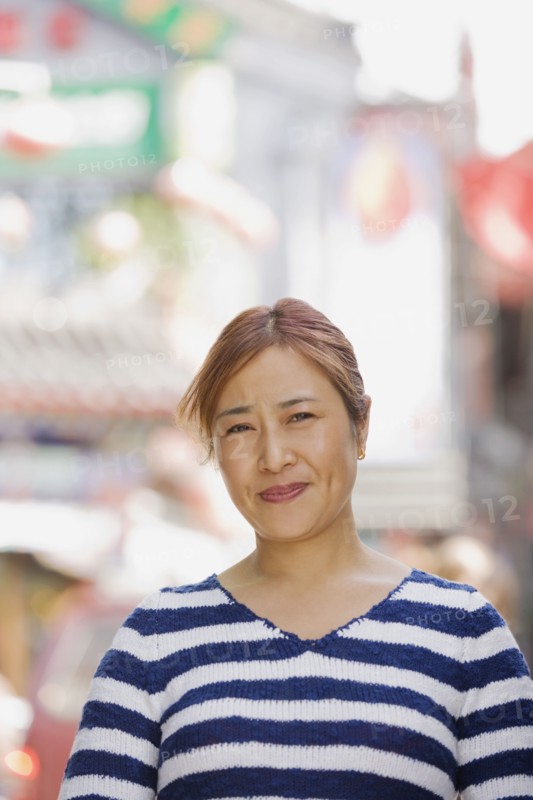Chinese woman smiling