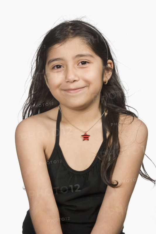 Hispanic girl smiling