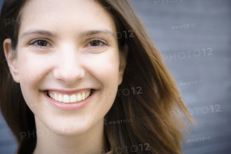 Smiling Caucasian woman