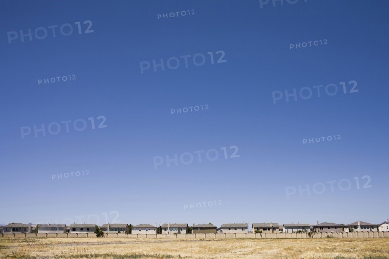 Houses and blue sky