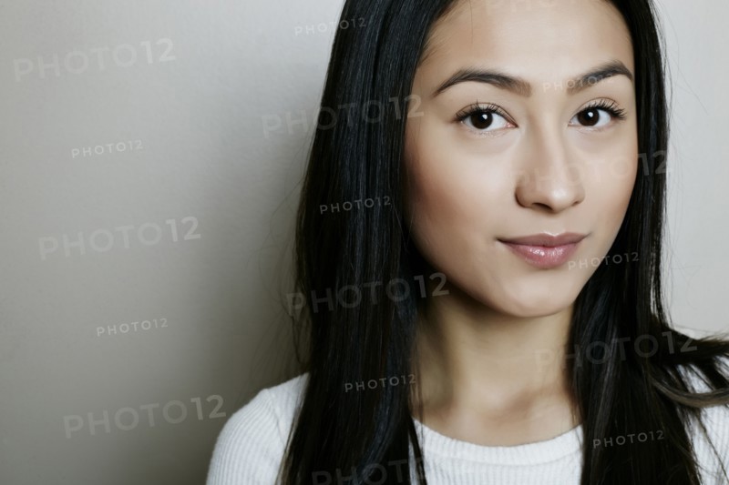 Hispanic woman smiling