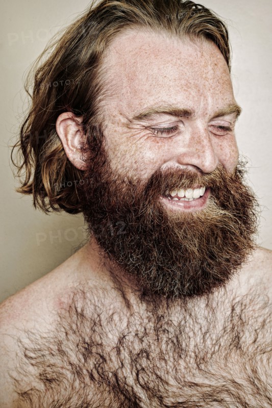 Caucasian man smiling
