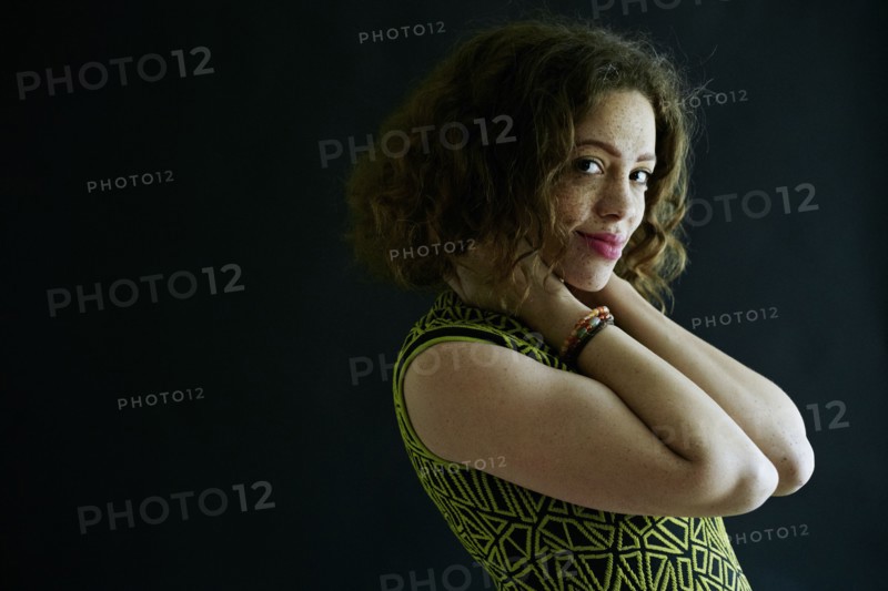 Portrait of smiling Mixed Race woman