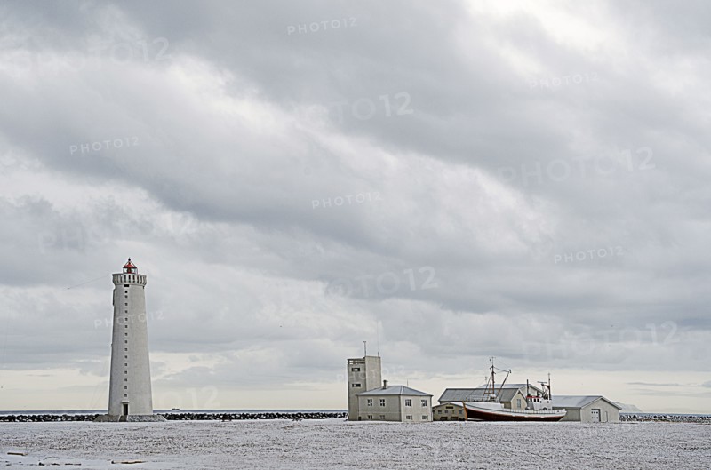 Lighthouse overlooking coastline