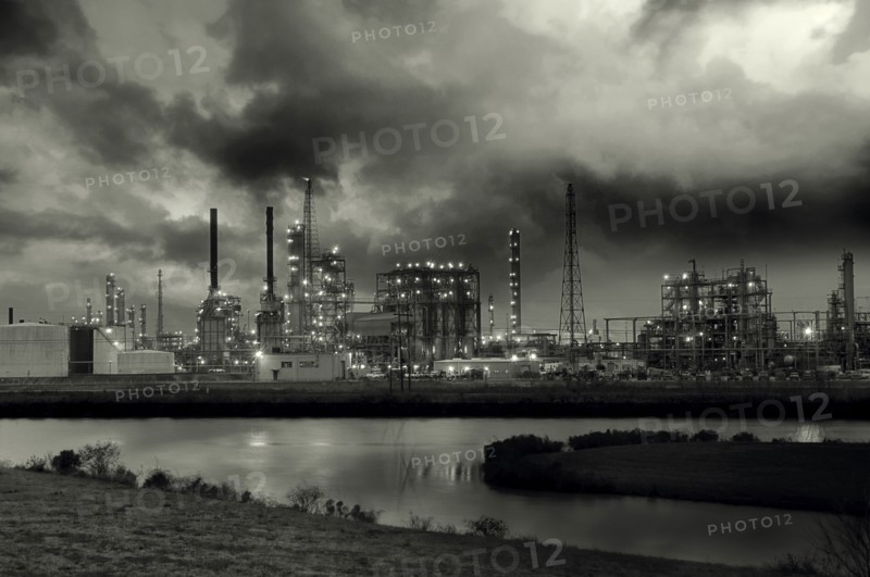 Clouds over power plant