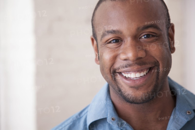 Smiling Black man