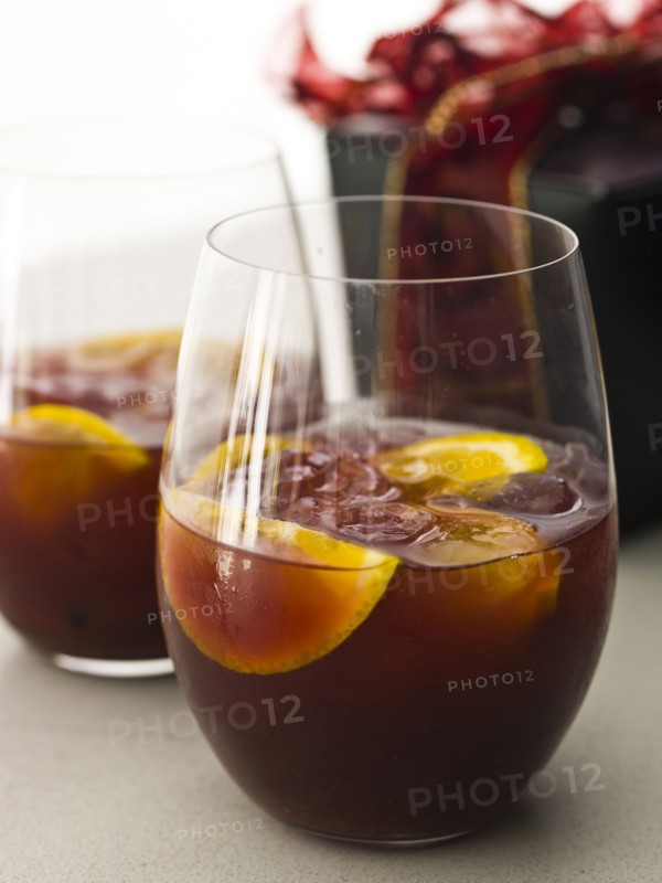 Sangria in glasses