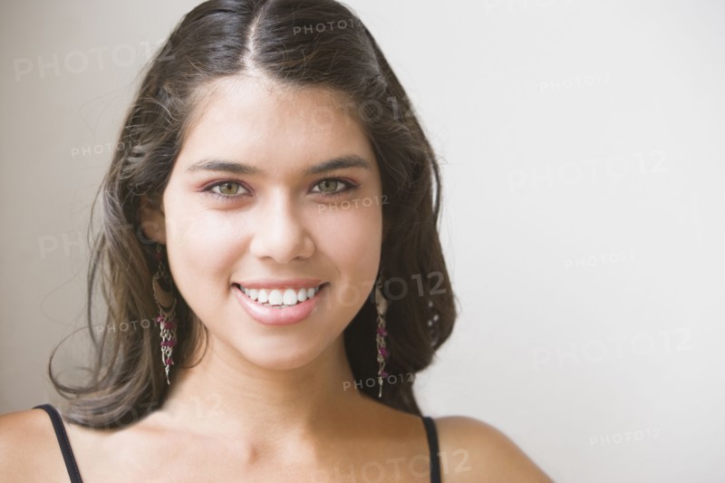 Hispanic woman smiling