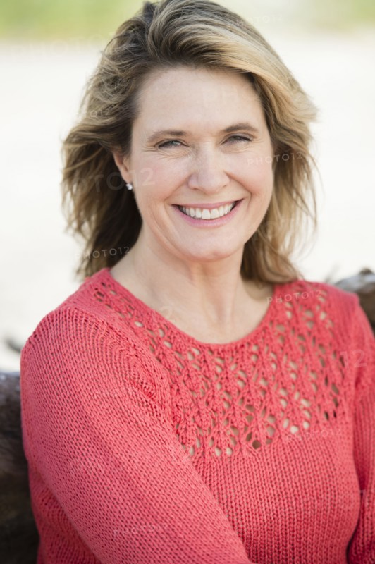 Caucasian woman smiling