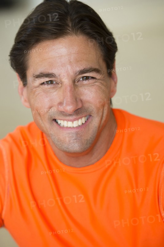 Caucasian man smiling