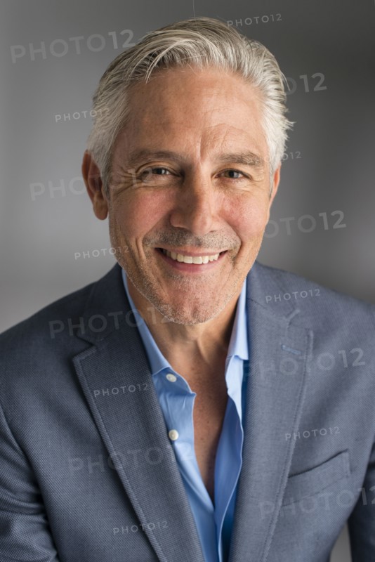 Caucasian businessman smiling