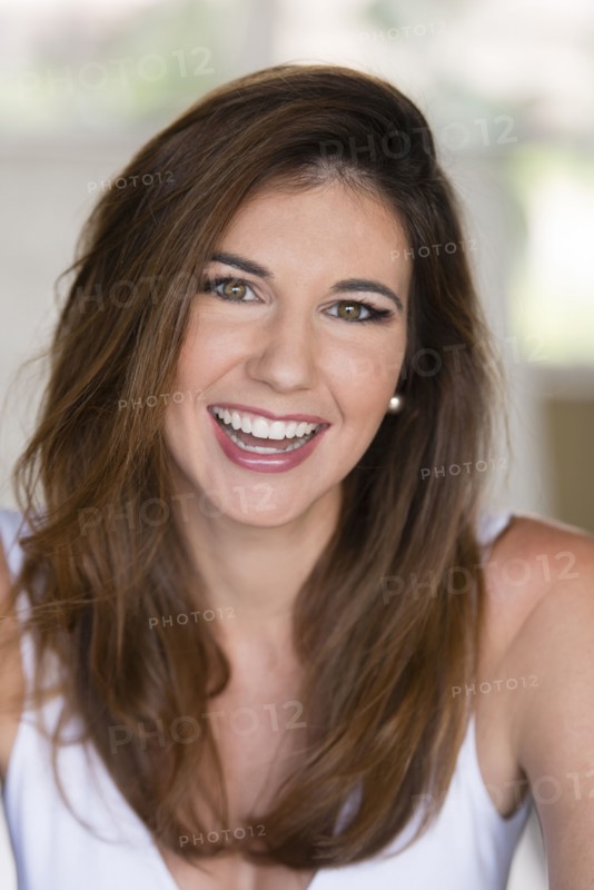 Caucasian woman smiling