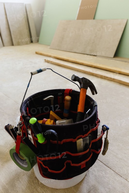 Tools in bucket