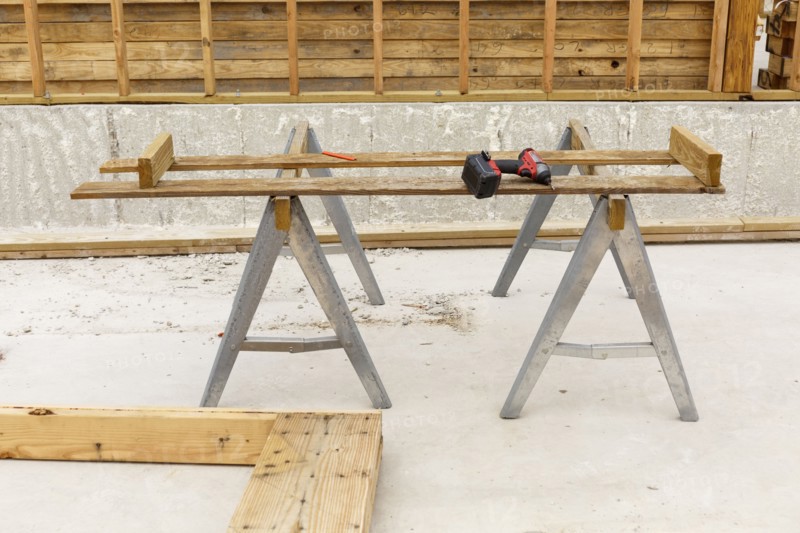Drill at construction site
