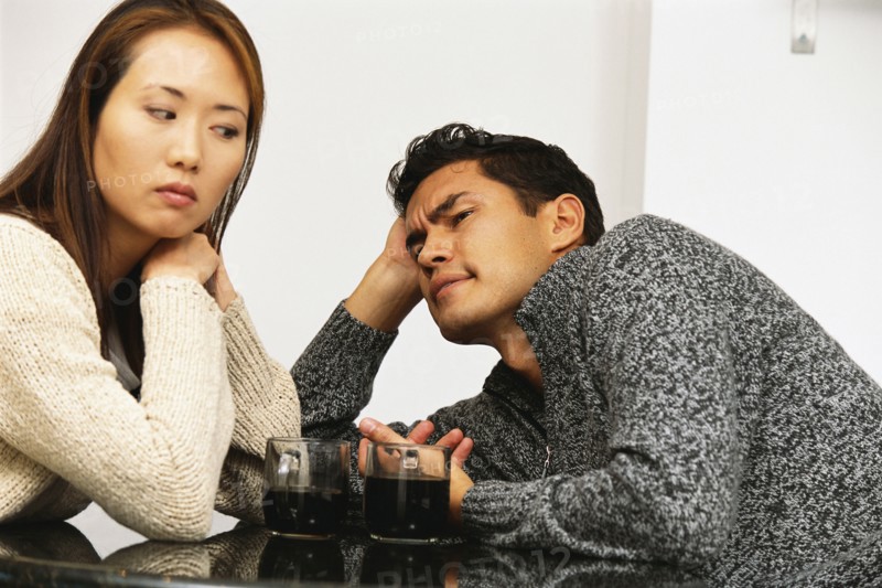 Couple arguing