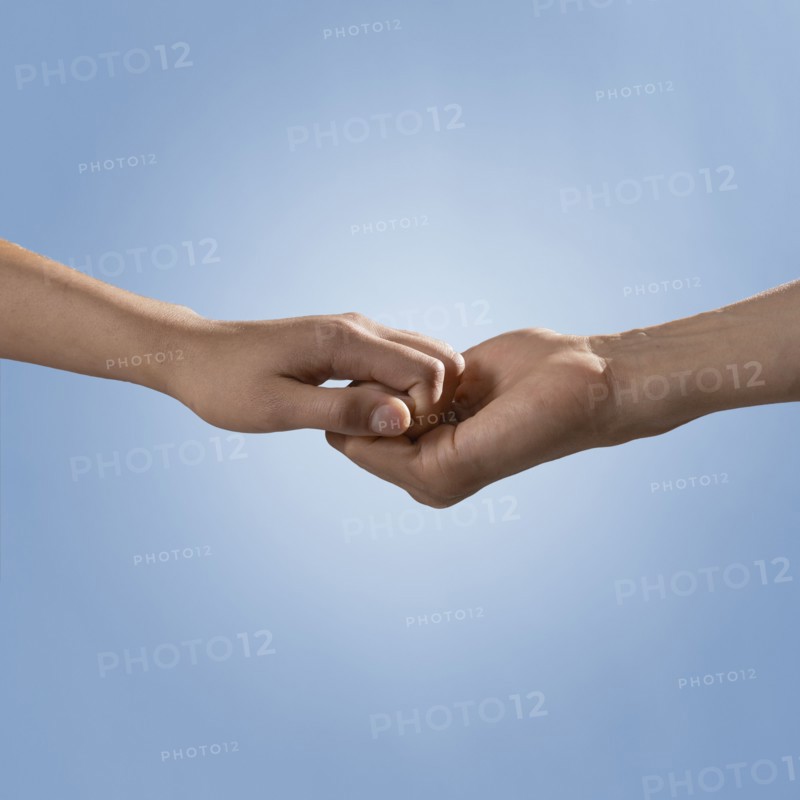 Friends holding hands