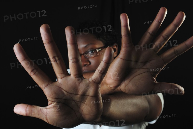 African woman's hands
