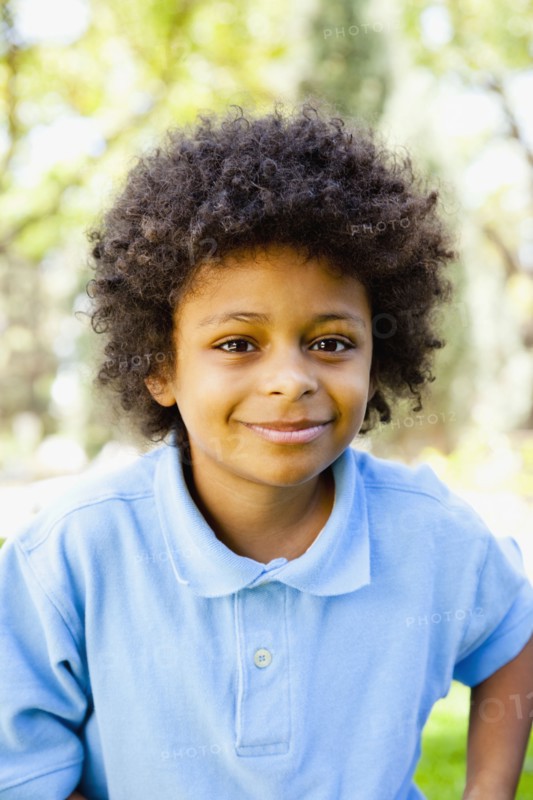 Smiling African boy