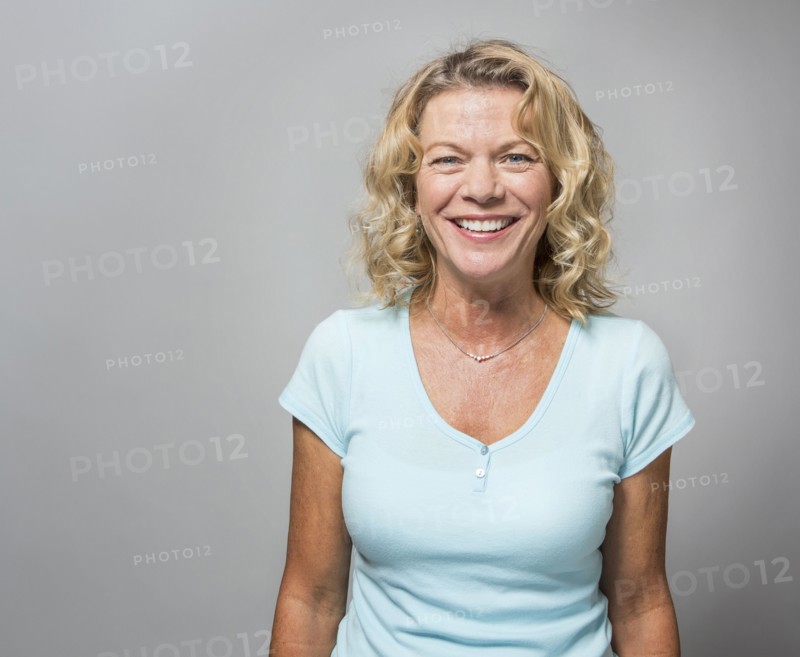 Close up of smiling older woman