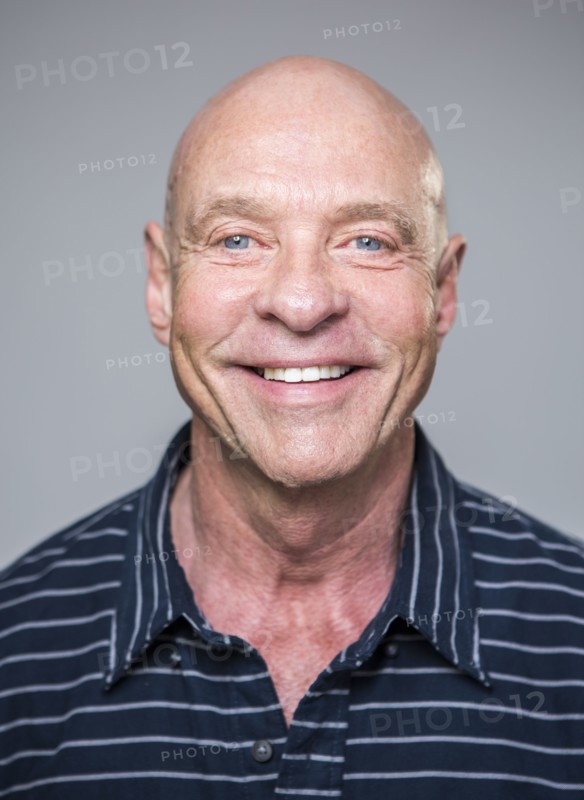Close up of smiling Caucasian man