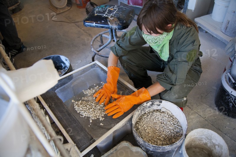Entrepreneur working in workshop