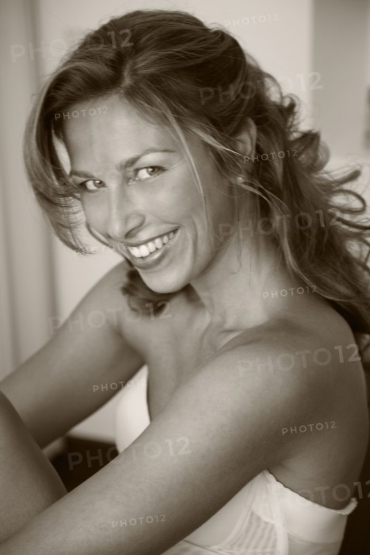 Caucasian woman smiling