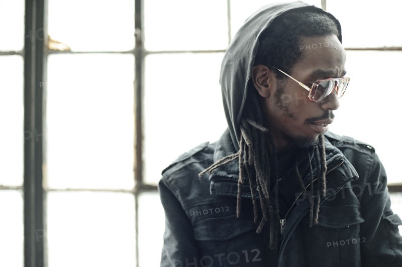 Black man wearing sunglasses