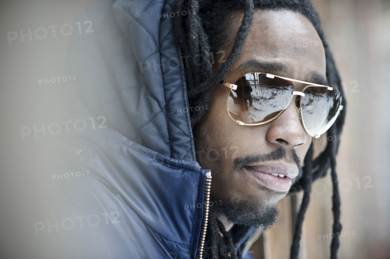 Black man wearing sunglasses