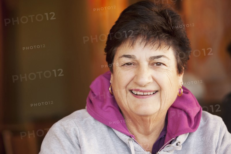 Caucasian woman smiling