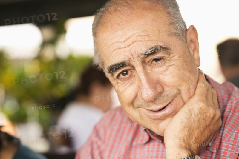 Hispanic man smiling