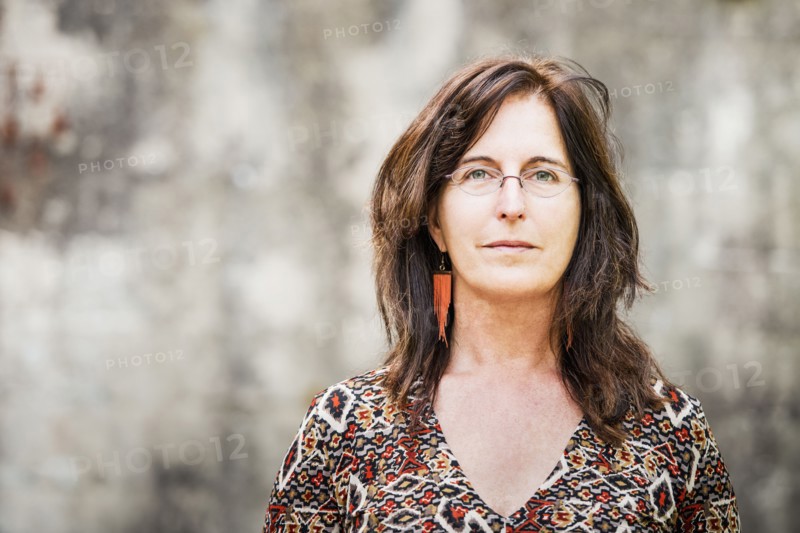 Close up of Caucasian woman with serious expression