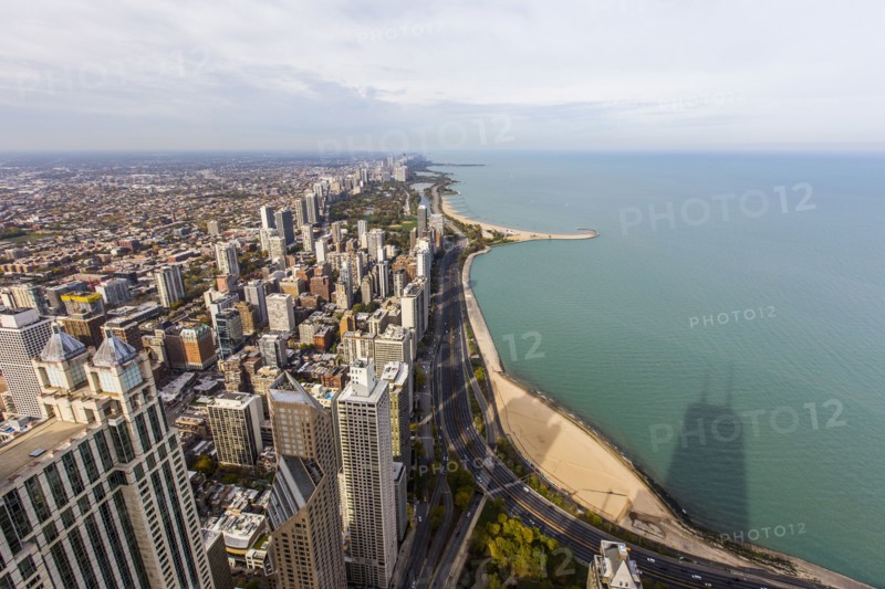 Waterfront cityscape