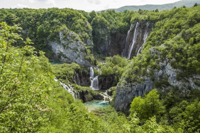Waterfalls in forest