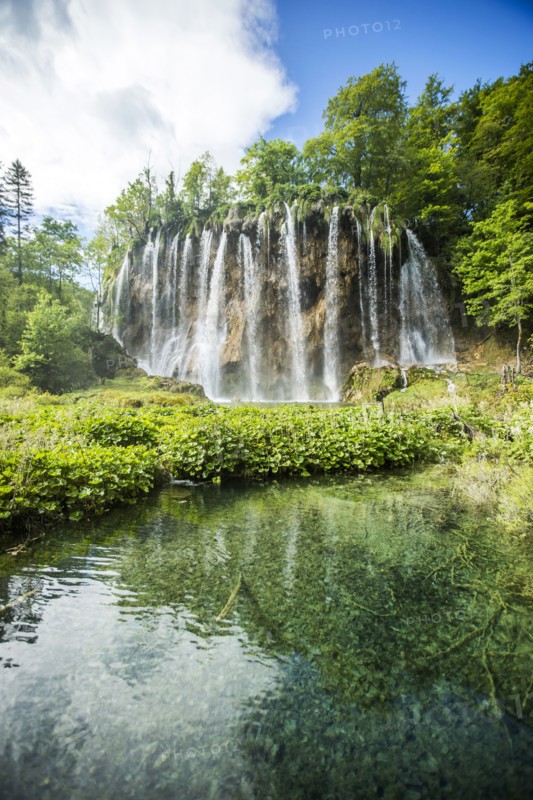 Waterfalls in forest
