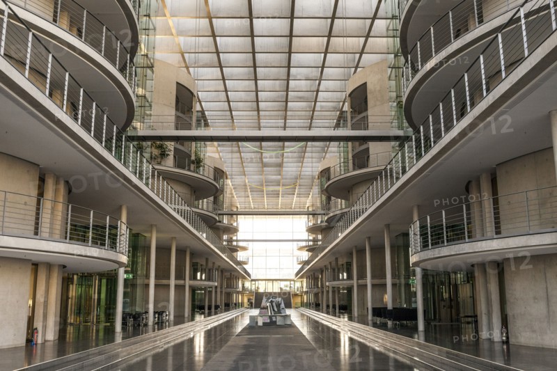 Modern architecture of German Parliament building