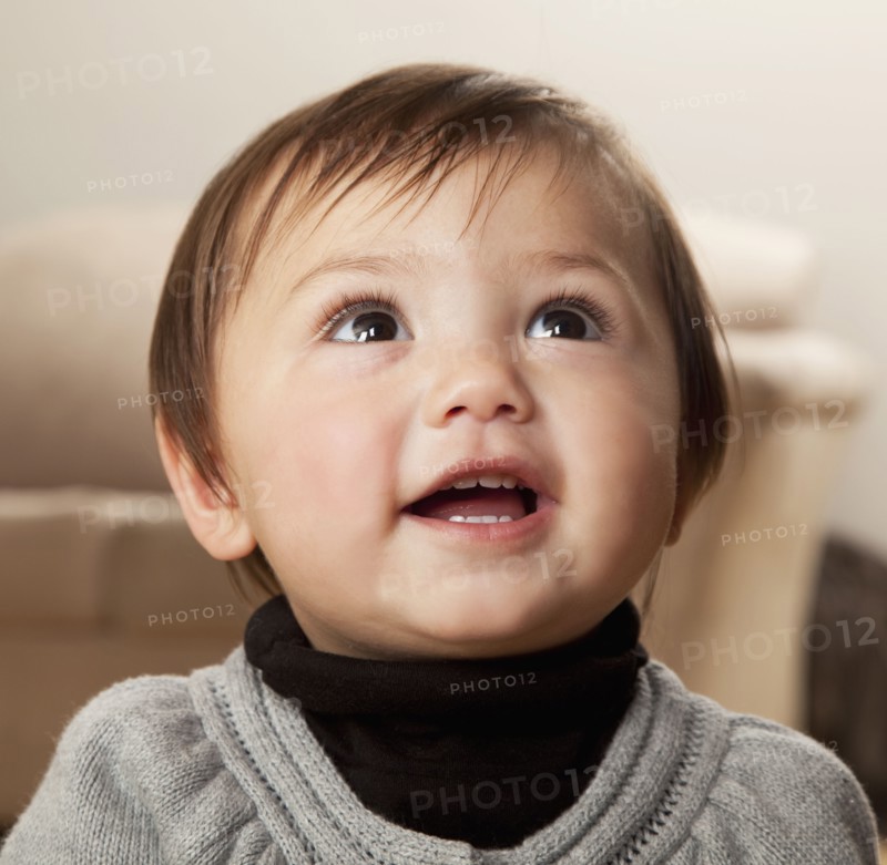Curious Chinese baby