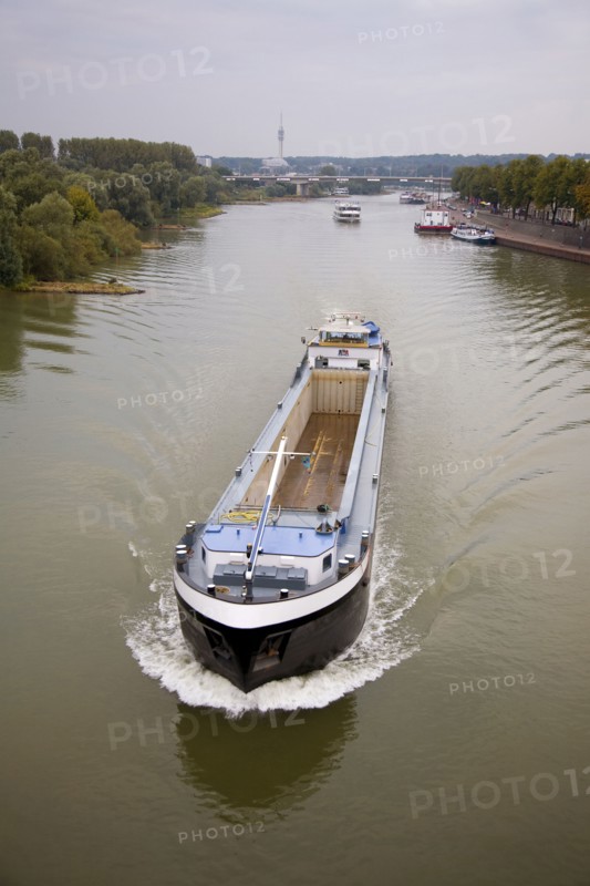 Empty boat on Dutch river