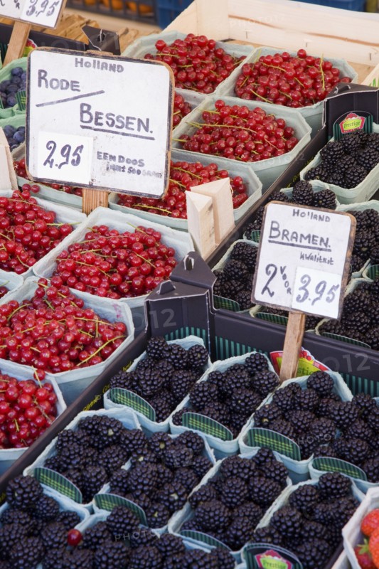 Variety of fruit for sale in market