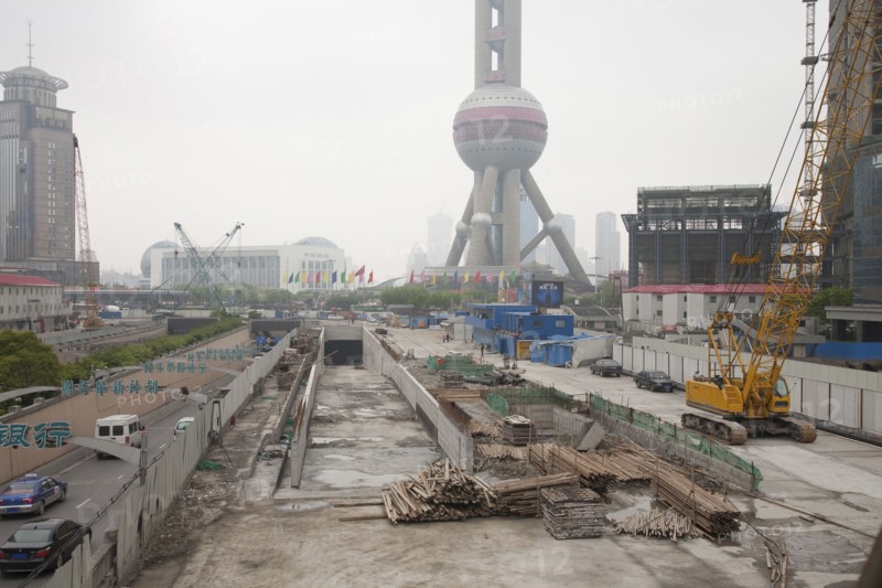 Construction site in Shanghai