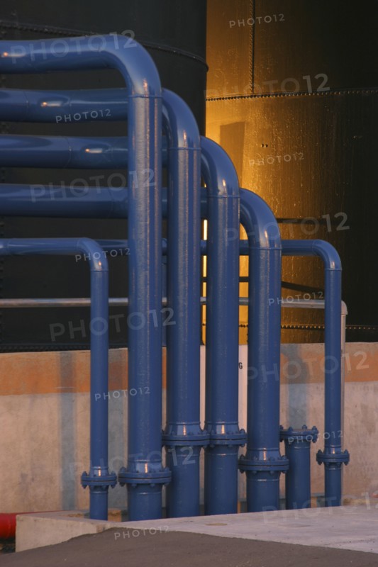 Blue pipes