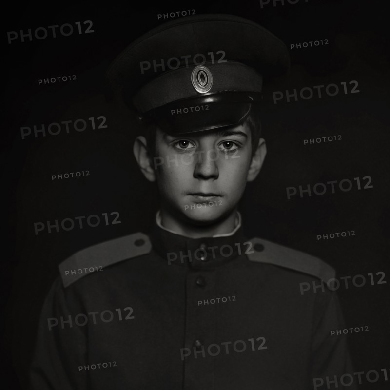 Cossack soldier boy wearing uniform