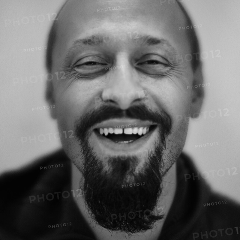 Close up of Caucasian man smiling