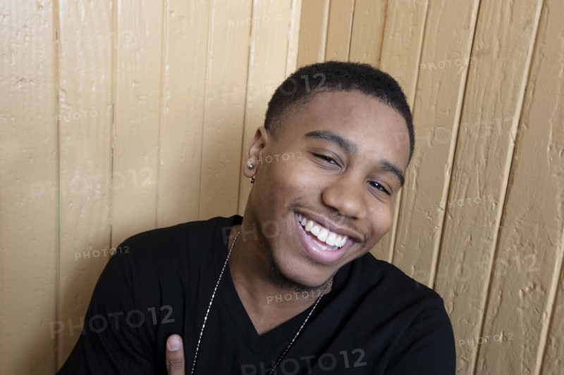 African man laughing