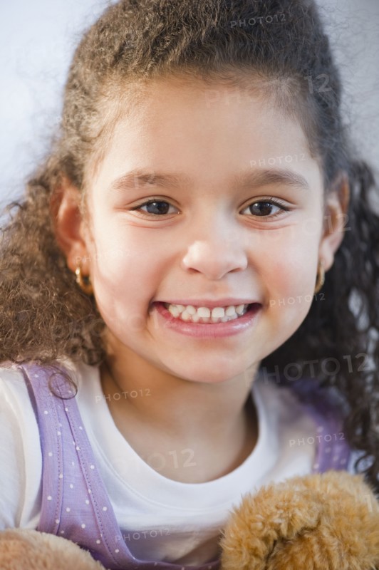 Smiling Hispanic girl