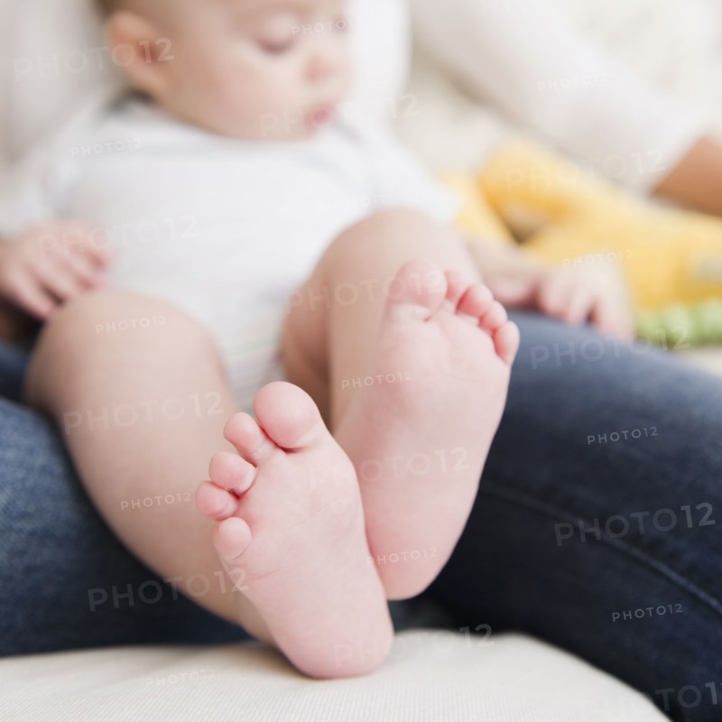 Close up of baby's feet