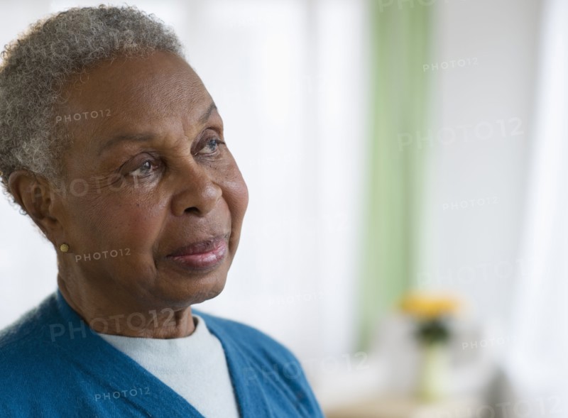 Serious Black woman