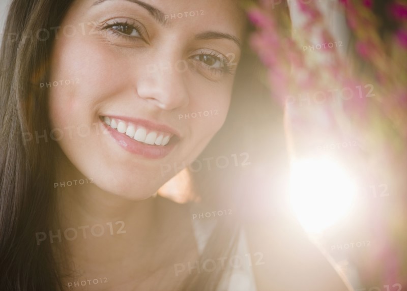 Smiling Brazilian woman