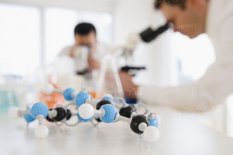 Close up of molecule module