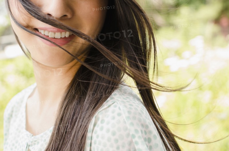 Smiling Asian woman