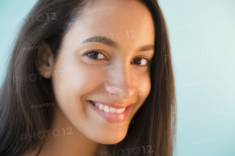 Smiling Hispanic teenager